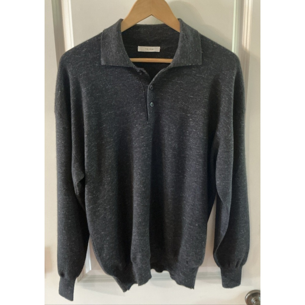 THE ROW Luxury Pullover M — Cashmere / Silk / Hemp Blend (Italy Made)